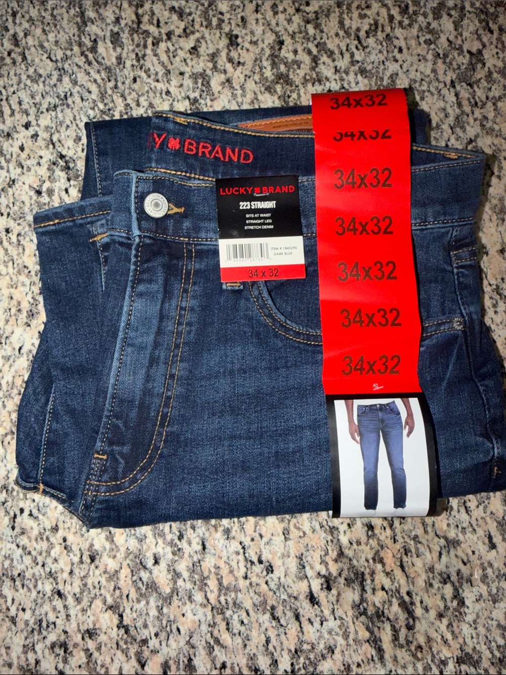 Lucky Brand Men's Straight Jeans - Indigo Blue